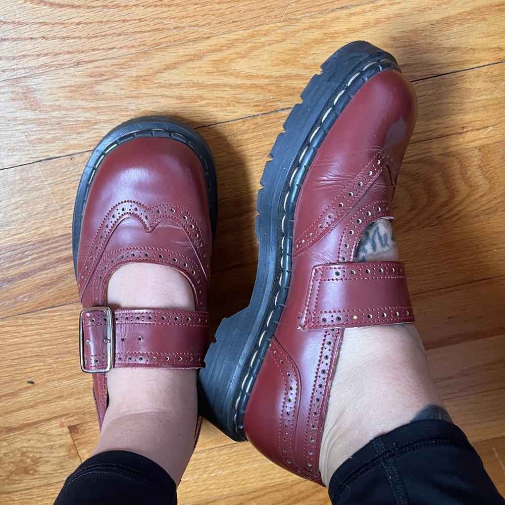 Doc Martens Oxblood Mary Janes